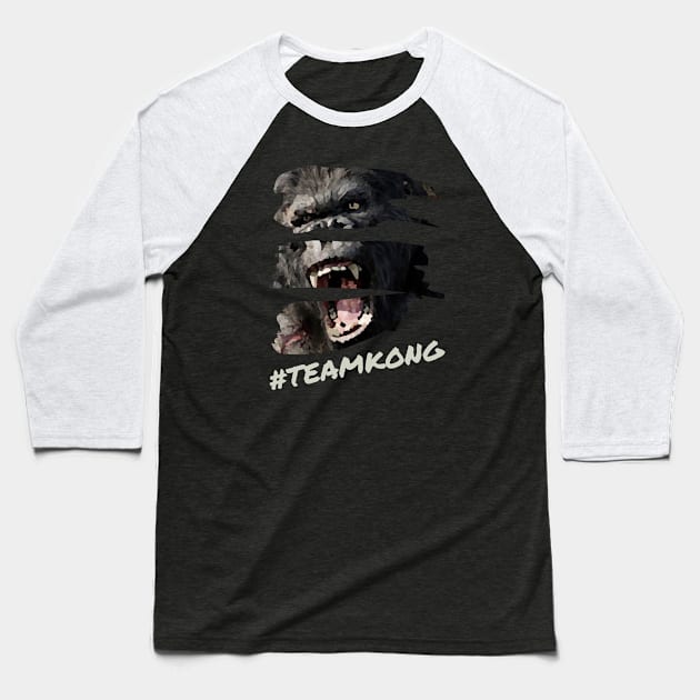 Team Kong Baseball T-Shirt by Yas R